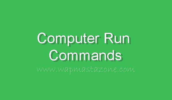Computer Run Commands