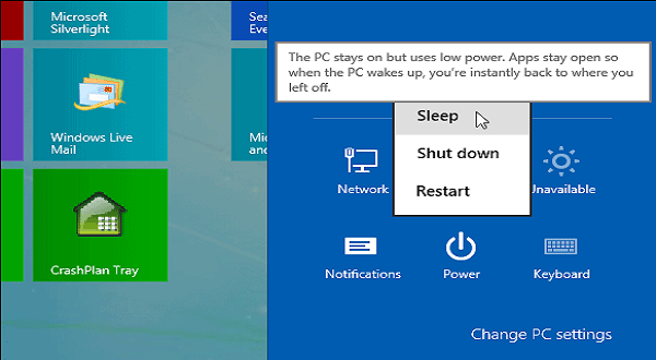 hibernate in windows 10