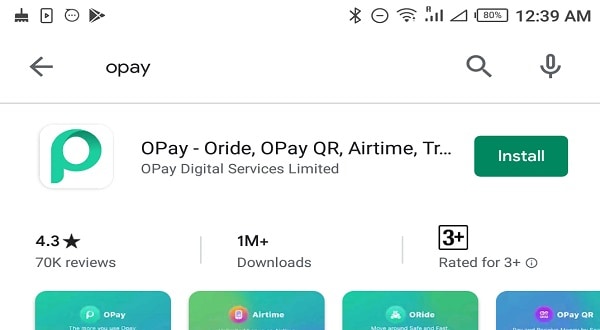 how to use opay app