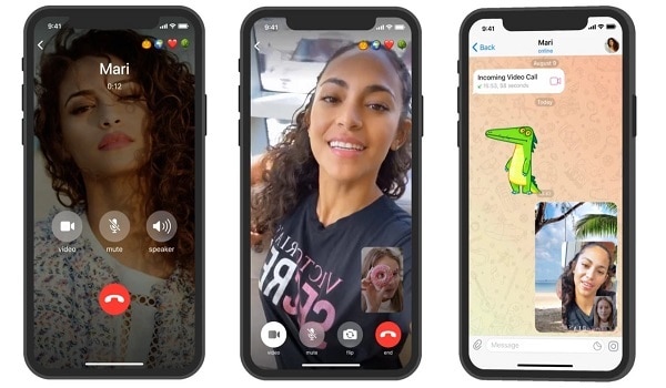 Telegram video call