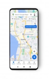 Google Maps COVID-19 