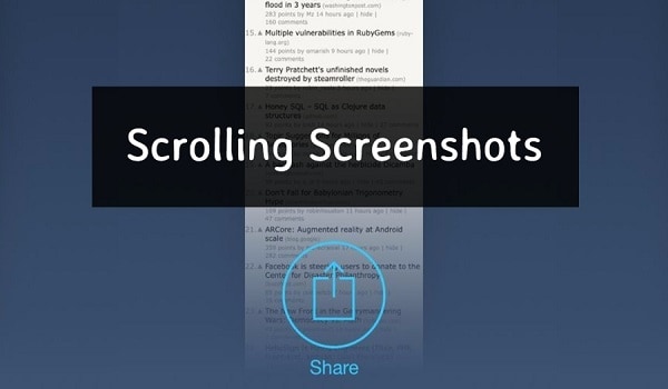 Scrolling-screenshots on Android