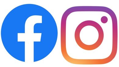 facebook and Instagram