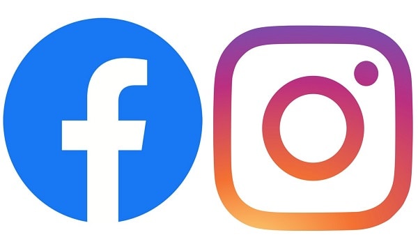 facebook and Instagram