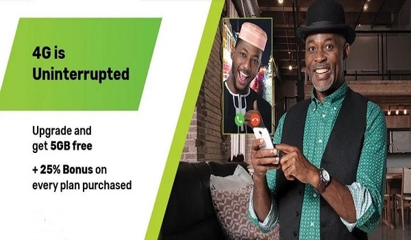 Get 10 GB on Glo Network + 25% Extra Data when you Upgrade your SIM