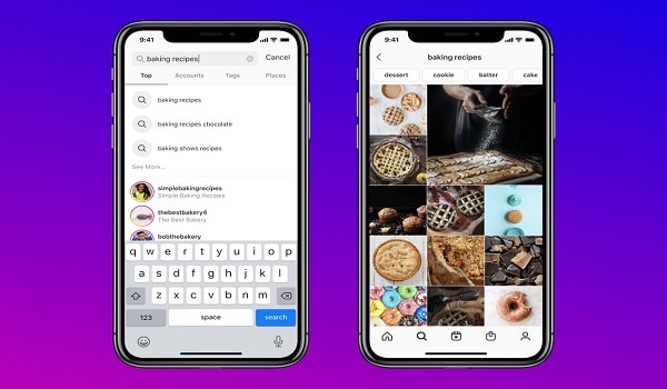 Instagram now have support for keywords search in its latest update