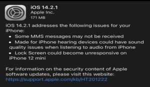 iOS 14.2.1