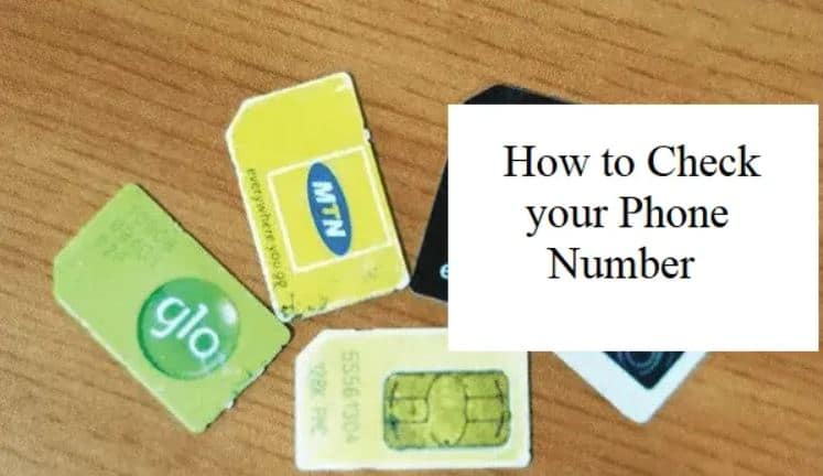 how to check phone number on your phone