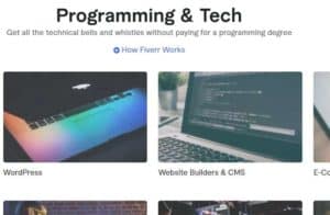 fiverr programming and tech