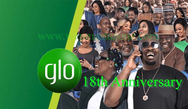 how to get glo 18th Anniversary offer