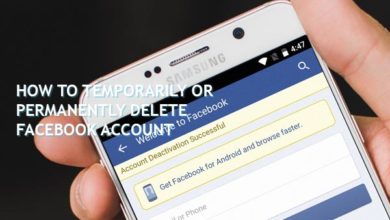 how to temporarily or permanently delete facebook account