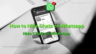 How to hide chats on Whatsapp