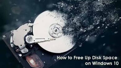 How to free up disk space on windows 10