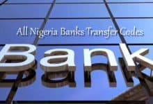 Nigeria Bank Transfer codes