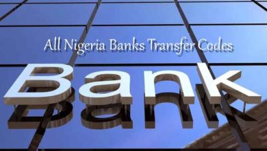 Nigeria Bank Transfer codes