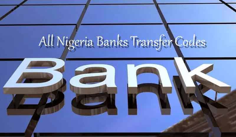 Nigeria Bank Transfer codes