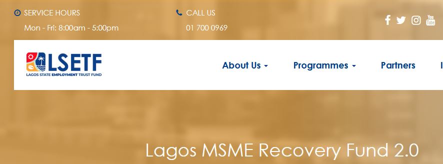 Lagos State MSME Recovery Fund 2.0