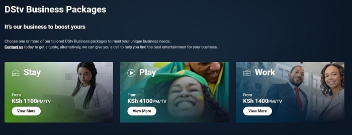 DStv Business Packages