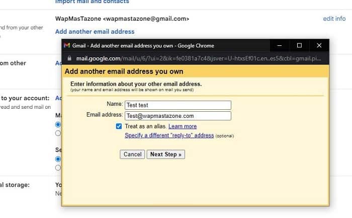 custom gmail address