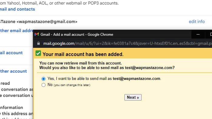 gmail cutom email