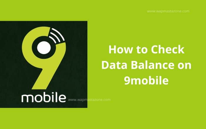 how to check data balance on 9 mobile