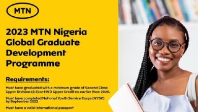MTN Nigeria Graduate Development Programme 2023