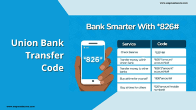 Union bank transfer code