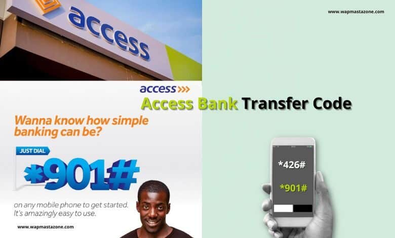 access bank transfer code