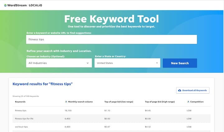 Free Keyword Research Tools