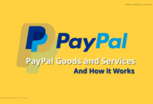 PayPal goods and services