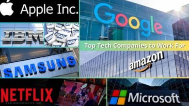 top tech companies to work for