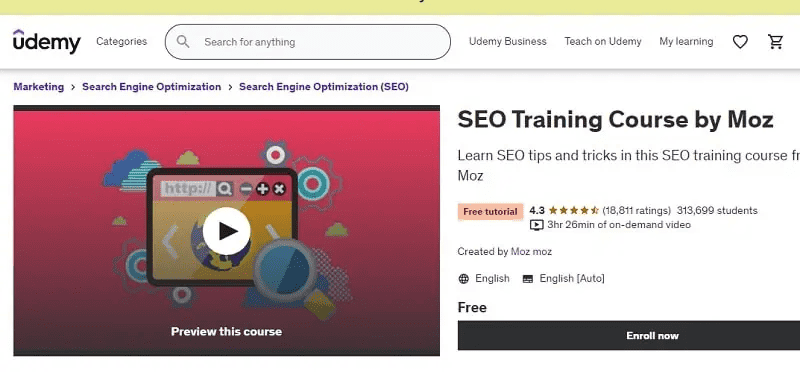 free seo courses