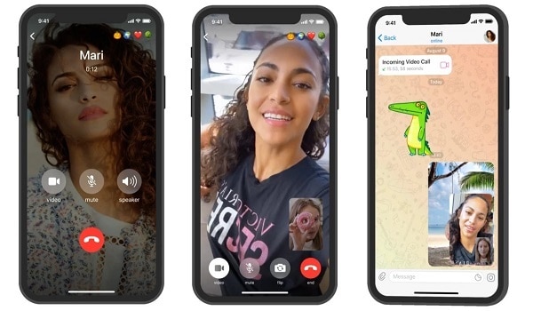 Telegram video call