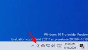 Windows 10 system tray from where users can begin.
